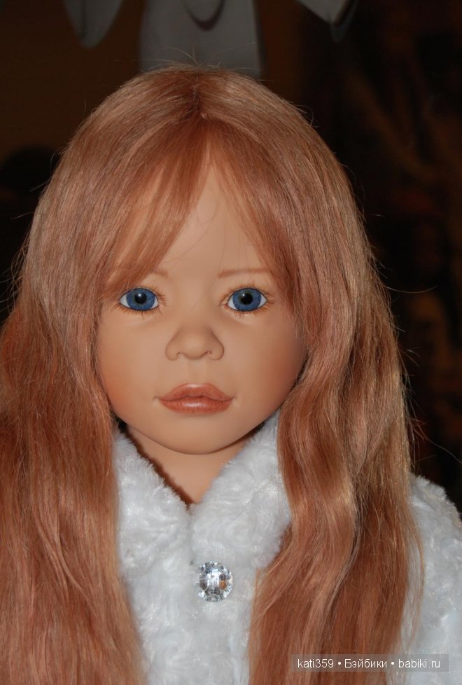 Прекрасная, нежная Реджина, с глазами цвета океана. Кукла Heidi Plusczok (фото 4)