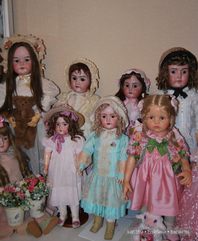 Моя небольшая коллекция антикварных кукол