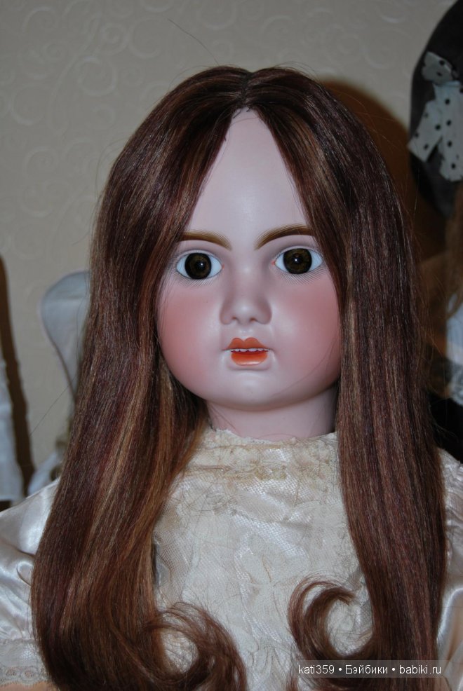 Продолжаю показ своих антикварных девочек. Бриллиантик 2, Jumeau 1907 30", 76 см (фото 3)
