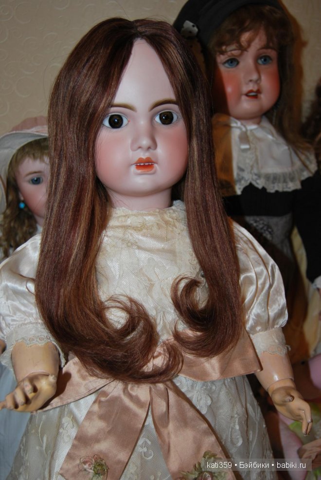 Продолжаю показ своих антикварных девочек. Бриллиантик 2, Jumeau 1907 30", 76 см (фото 5)