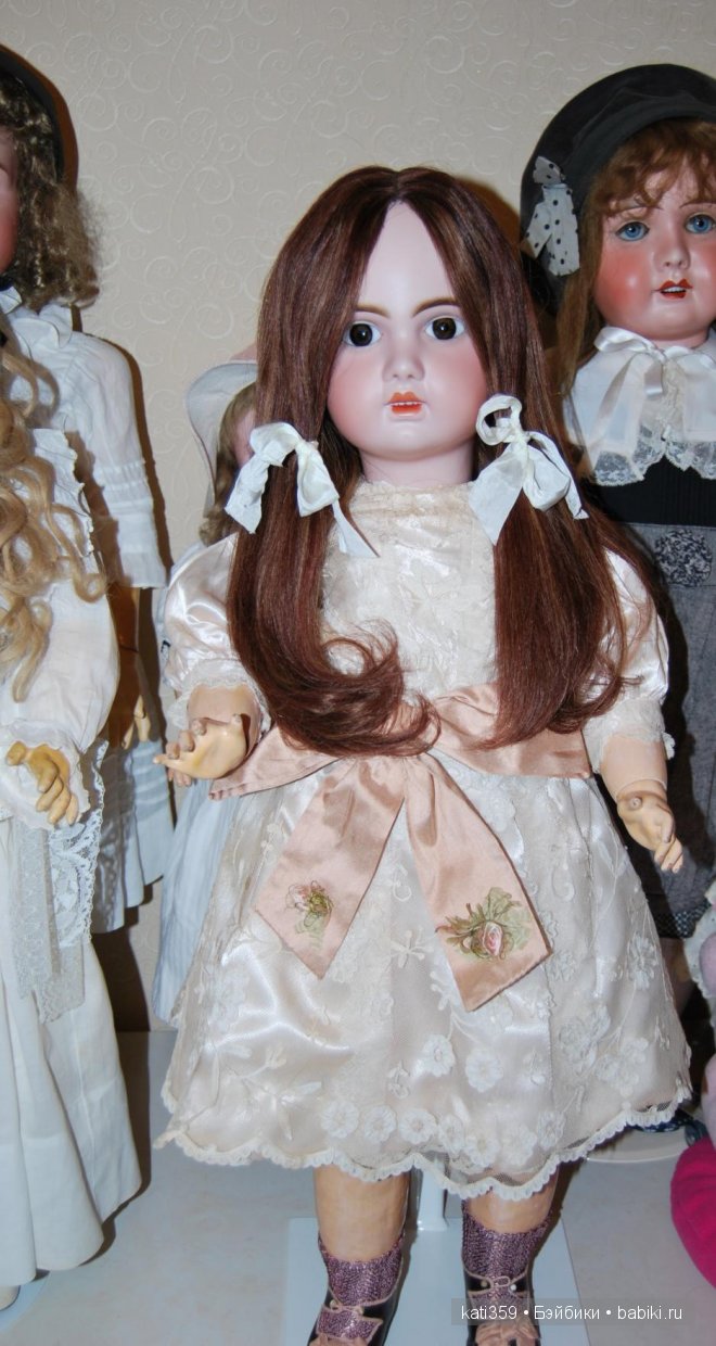 Продолжаю показ своих антикварных девочек. Бриллиантик 2, Jumeau 1907 30", 76 см (фото 10)