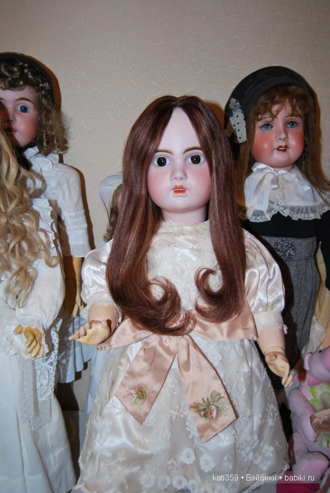 Продолжаю показ своих антикварных девочек. Бриллиантик 2, Jumeau 1907 30", 76 см (фото 6)