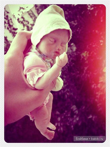 Малышка Дашенька из пластика