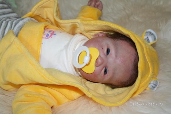 Кукла реборн Бу - маленький медвежонок (фото 2)