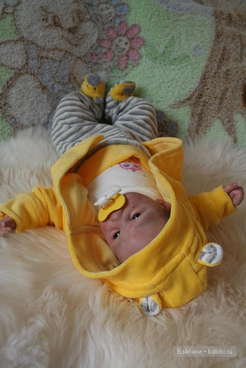 Кукла реборн Бу - маленький медвежонок