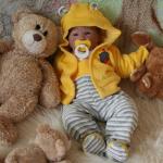 Кукла реборн Бу - маленький медвежонок