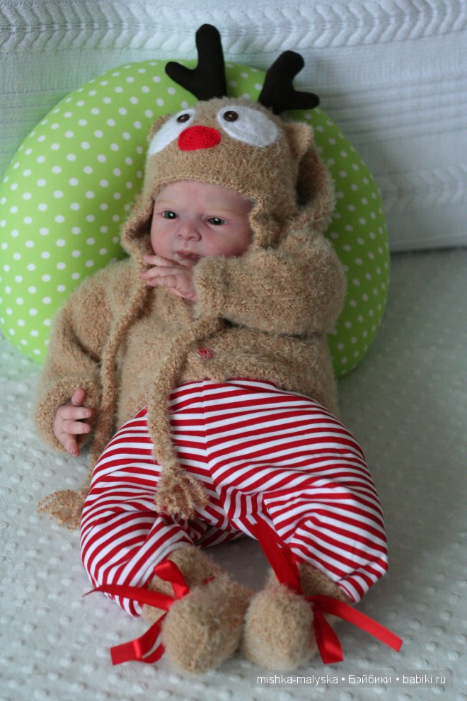 Мои маленькие олени спешат поздравить всех с наступающим Новым годом (фото 9)