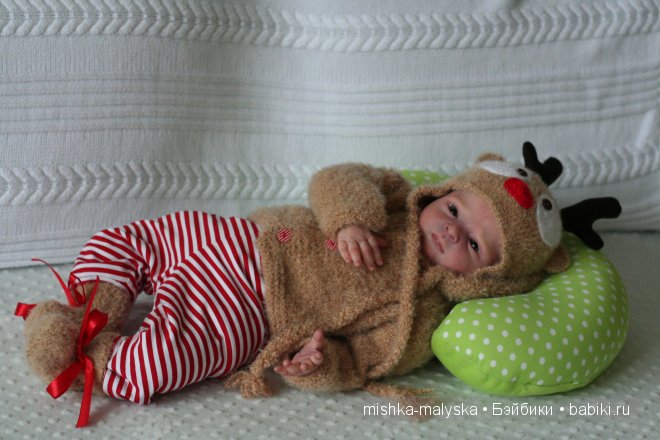 Мои маленькие олени спешат поздравить всех с наступающим Новым годом (фото 5)