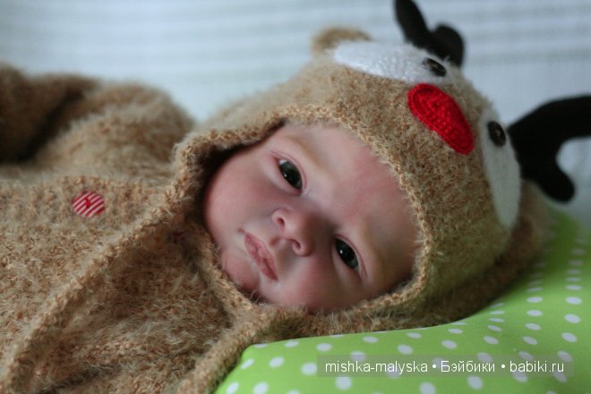 Мои маленькие олени спешат поздравить всех с наступающим Новым годом (фото 6)