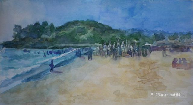 Мои свеженькие картины и... мишки, игрушки связанные крючком (фото 6)