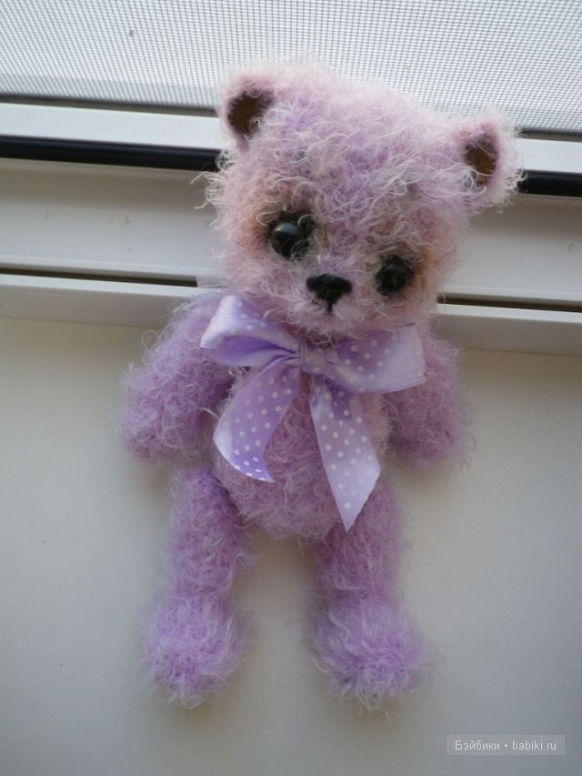 Мои свеженькие картины и... мишки, игрушки связанные крючком