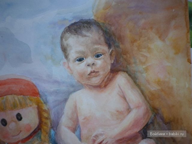 Мои свеженькие картины и... мишки, игрушки связанные крючком (фото 4)