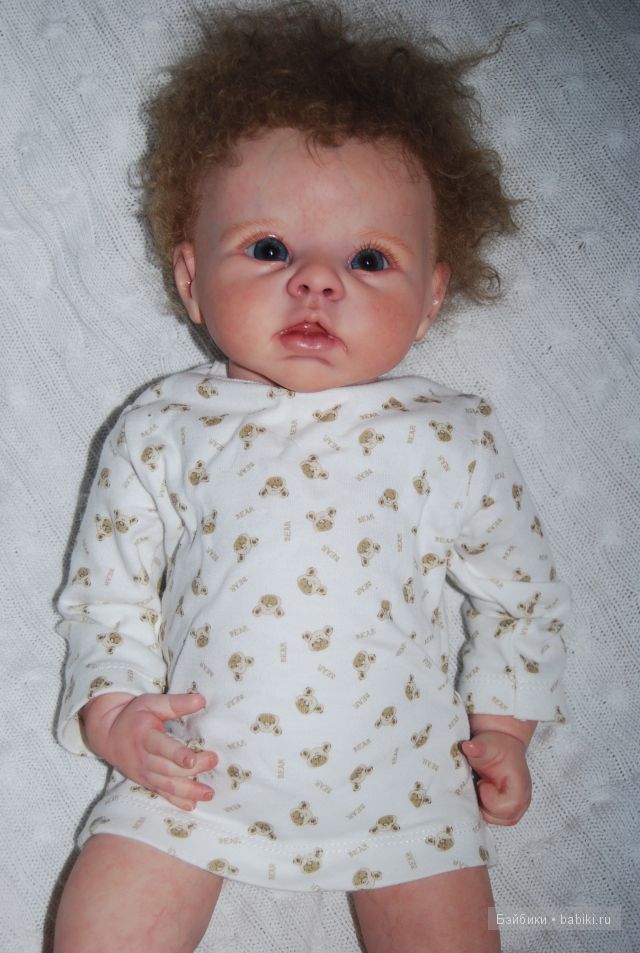 Коленька или всё-таки Оленька. Кукла-реборн от художника-реборниста Светланы Преображенской (фото 4)