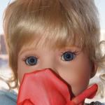 Первый танец  маленькой балерины - коллекционная куукла Ballerina von Donna RuBert 085/500