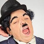 Чарли Чаплин. Авторская кукла Наталии Зотовой