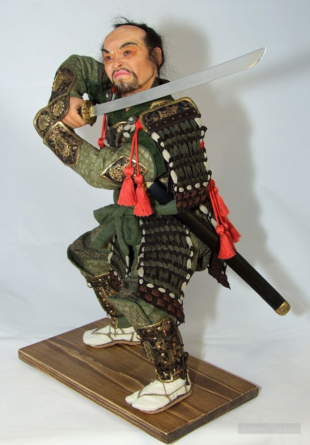 Самурай, автор Наталия Зотова, авторская кукла
