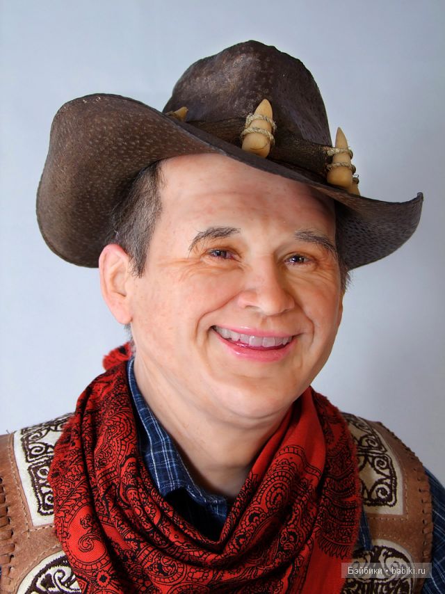 Ковбой, 2012. Авторская кукла Наталии Зотовой