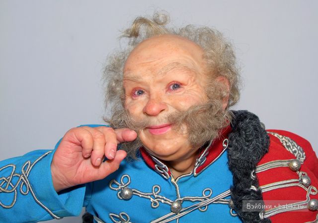 Гусар, авторская кукла Наталии Зотовой