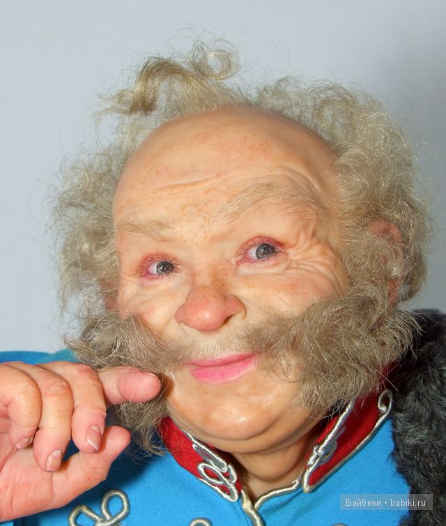 Гусар, авторская кукла Наталии Зотовой