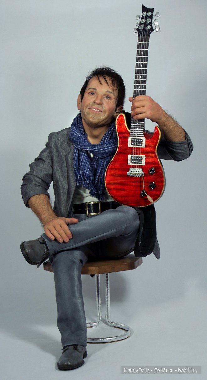 Авторская кукла Гитарист от Наталии Зотовой