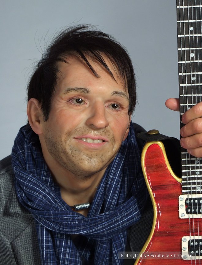 Авторская кукла Гитарист от Наталии Зотовой (фото 3)