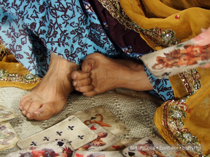 Гадалка - новая художественная кукла ручной работы Наталии Зотовой (фото 6)