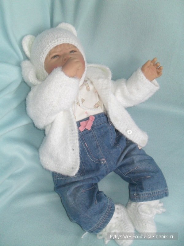 Белый мишка-Лерочка — Одежда и обувь для кукол своими руками: фото (фото 6)