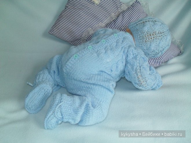 Костюмчик, как облачко | Бэйбики Костюмчик, как облачко — Одежда и обувь для кукол своими руками: фото (фото 5)