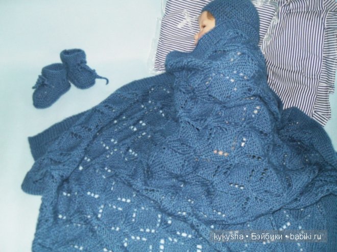 Мои вязалочки для кукол. Сине-голубая тема (фото 6)