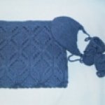 Мои вязалочки для кукол. Сине-голубая тема