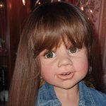 Продается парик -  для больших кукол Моники Левениг