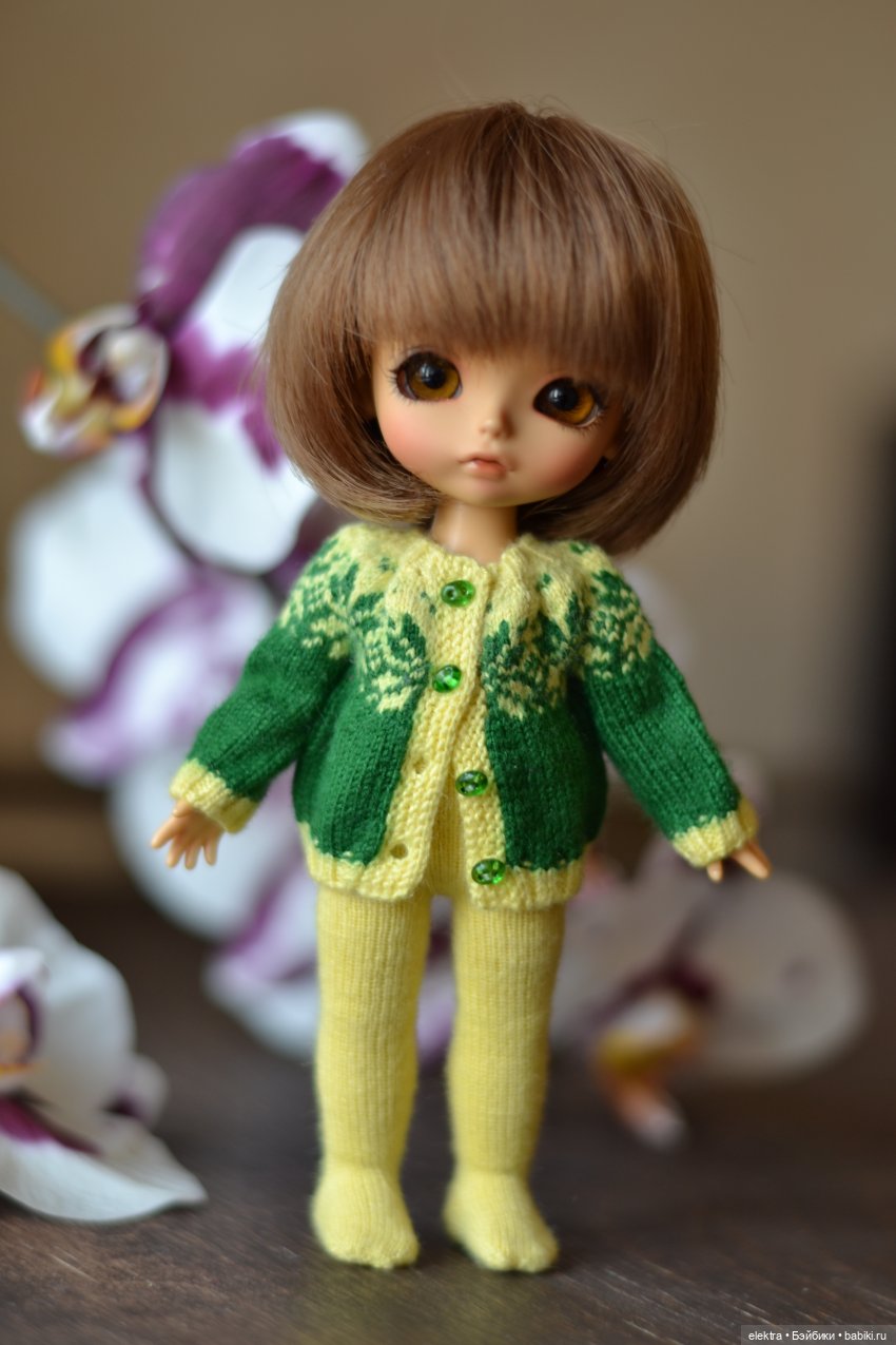 Elektra — Вязанная одежда для кукол бжд (puki (фото 3)