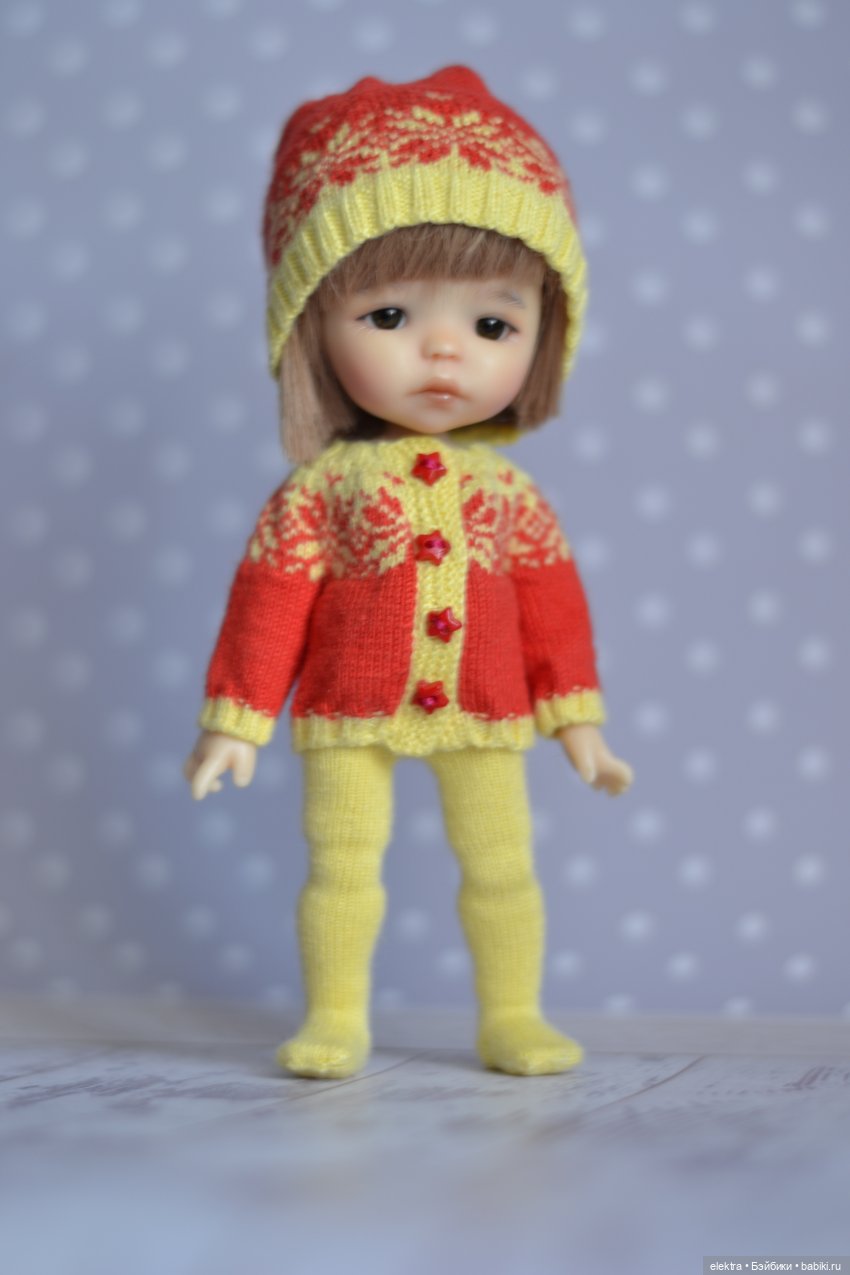 Elektra — Вязанная одежда для кукол бжд (puki (фото 8)