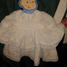 Платье для антикварной куклы 55 - 60 см. Цена снижена - 3000 р.!