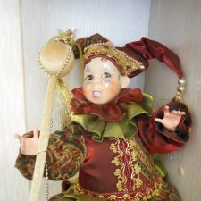Венецианская музыкальная кукла новая цена!
