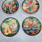 Коллекционные настенные тарелки Дети