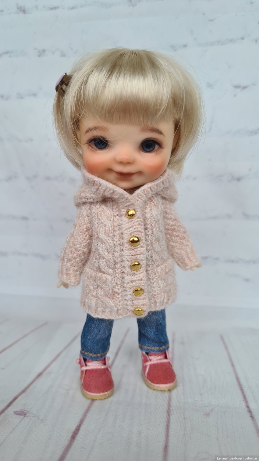 Свитерочки из тонкой шерсти для кукол обитсу 11 (небольшая помощь начинающим)