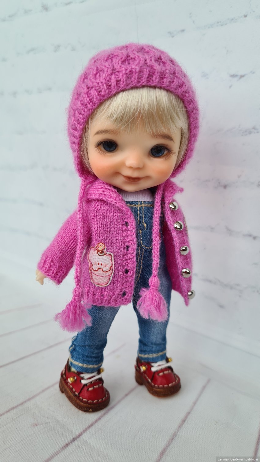 Свитерочки из тонкой шерсти для кукол обитсу 11 (небольшая помощь начинающим)