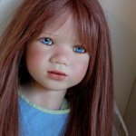 Нежная Марджели от Annette Himstedt. Немного весны для вас!