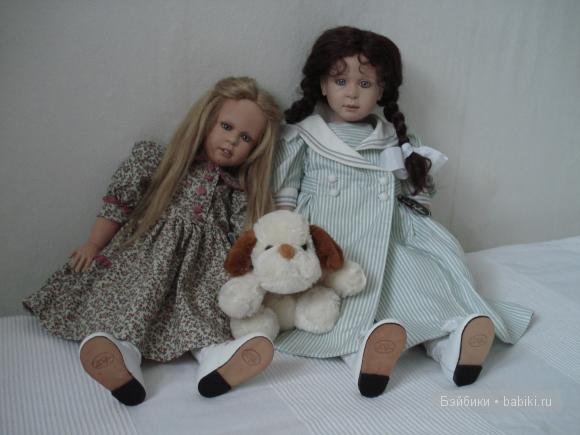 Мои девочки от Treffeisen - коллекционные куклы Сесилия и Нина