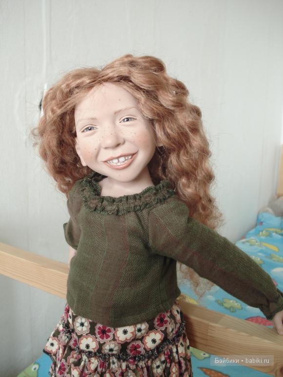 Мишелин - озорной ребенок, Цвегназе. Коллекционная кукла (фото 6)