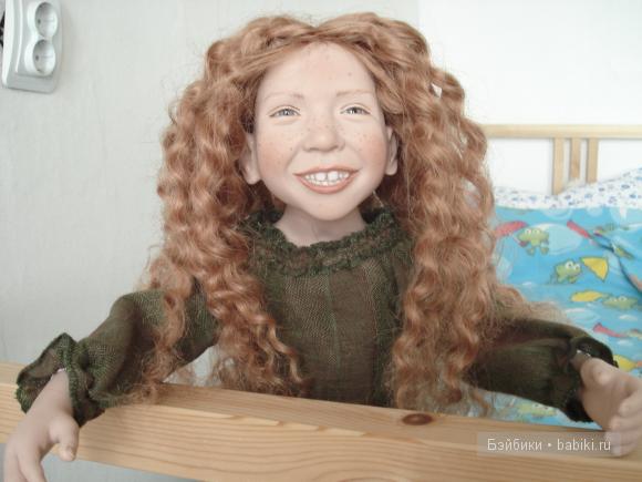 Мишелин - озорной ребенок, Цвегназе. Коллекционная кукла (фото 3)