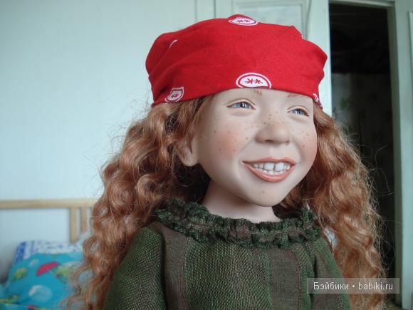 Мишелин - озорной ребенок, Цвегназе. Коллекционная кукла (фото 9)