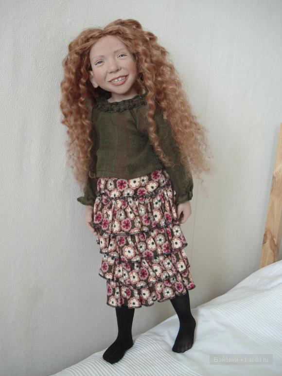 Мишелин - озорной ребенок, Цвегназе. Коллекционная кукла (фото 2)