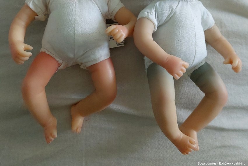 M&M's малыши и окрас ножек от одежды. Нужен совет (Силикон-винил)