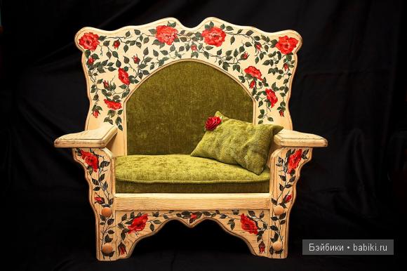 Диванчик для кукол БЖД — Мебель для кукол и домиков: фото