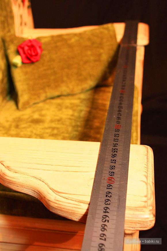 Диванчик для кукол БЖД — Мебель для кукол и домиков: фото (фото 4)