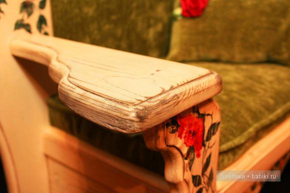 Диванчик для кукол БЖД — Мебель для кукол и домиков: фото (фото 2)