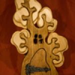 Дом-дерево в стиле фэнтези