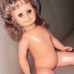 !!! ГДР Кукла СССР, 55см , немка стройняшка с надменной мордашкой